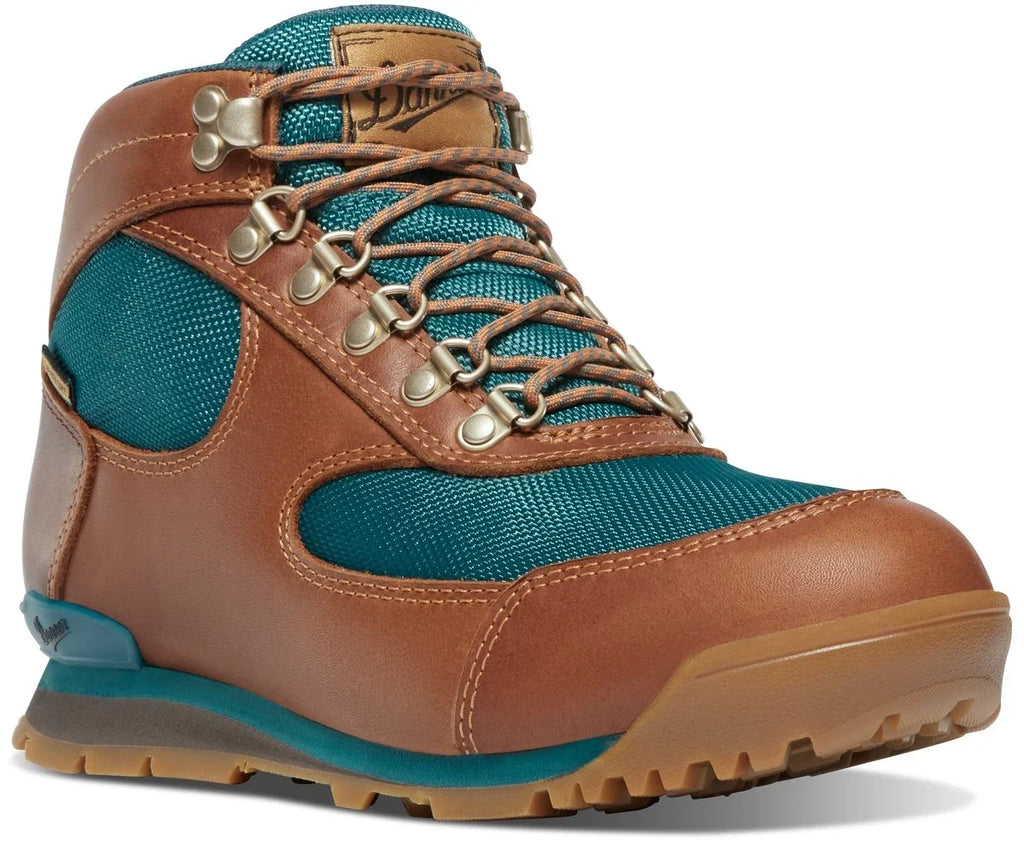 Women's Waterproof Leather Trail Boot - Brown Teal