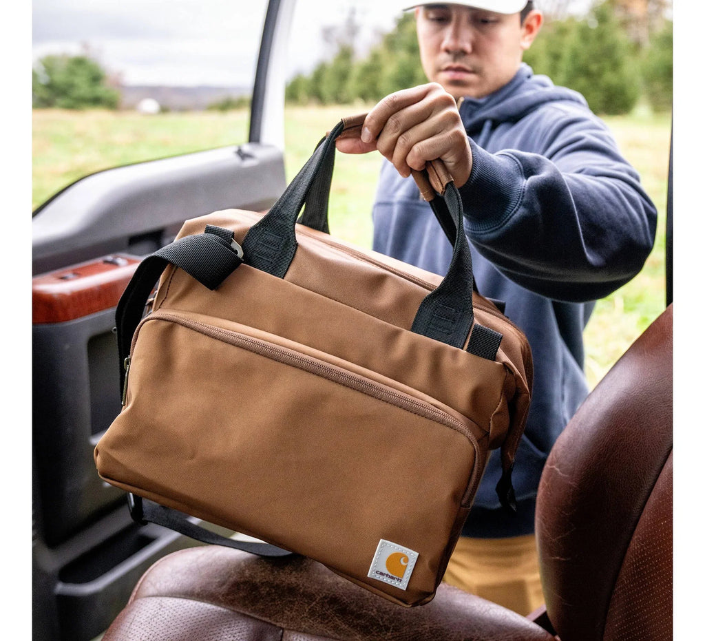 Insulated Soft-Sided Lunch Cooler - Brown