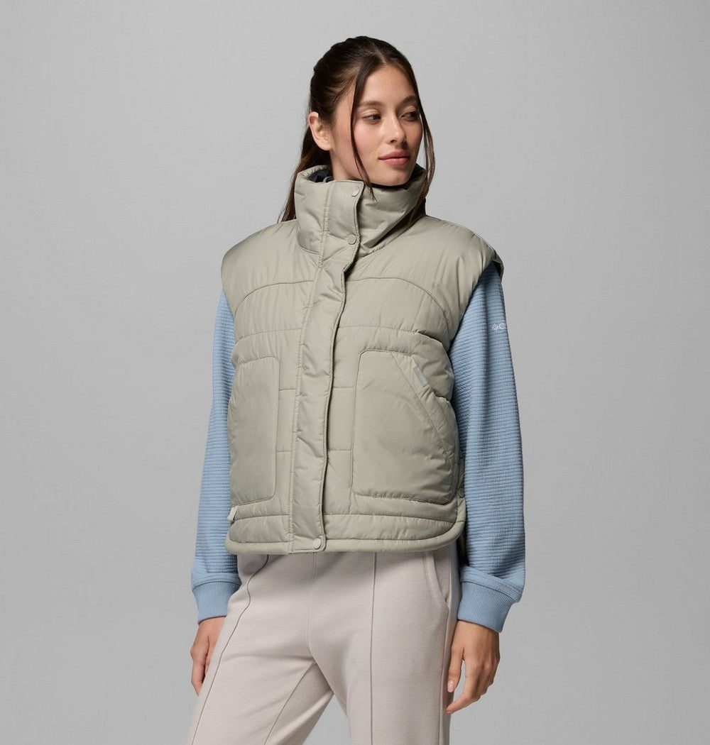 Women's Water-Resistant Insulated Vest - Blue