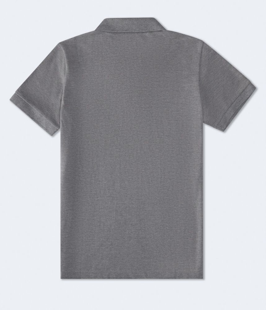 Men's Piqué Polo Shirt - Medium Heather Grey