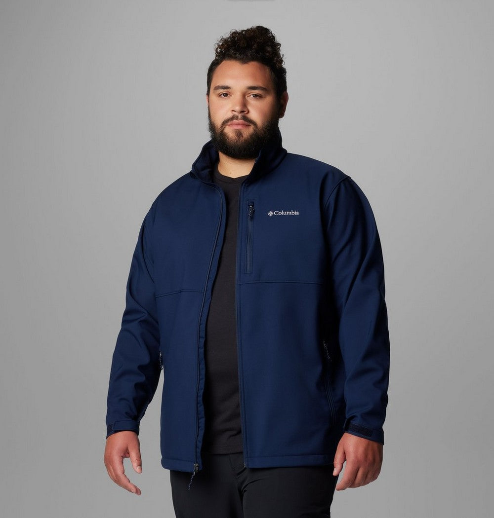 Men's Big Softshell Jacket - Grey