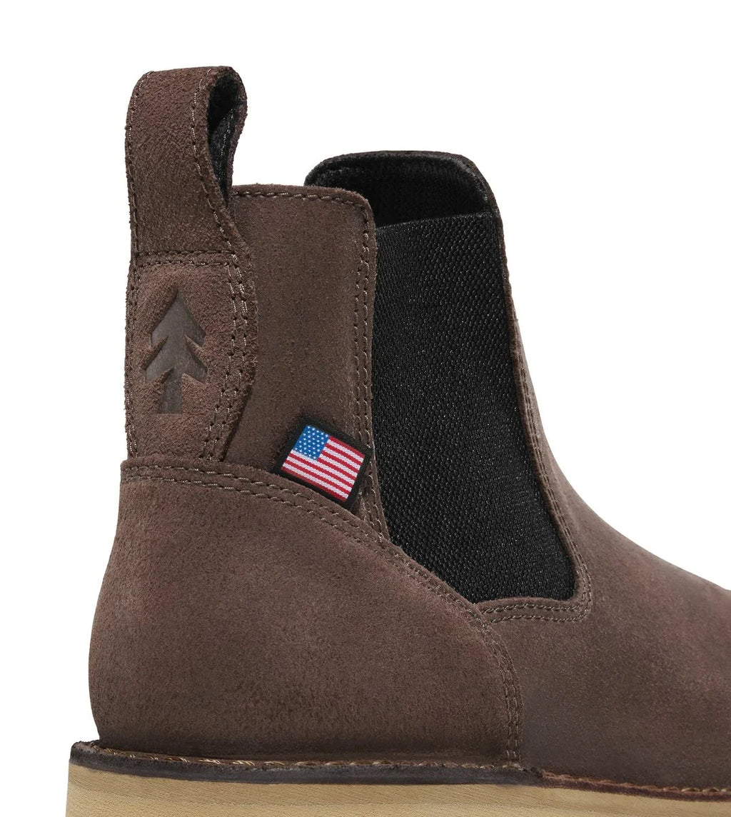 Men's Suede Chelsea Boot - Brown