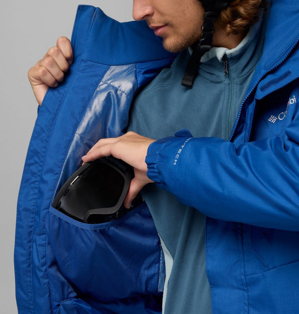 Men's Insulated Ski Jacket - Dark Blue