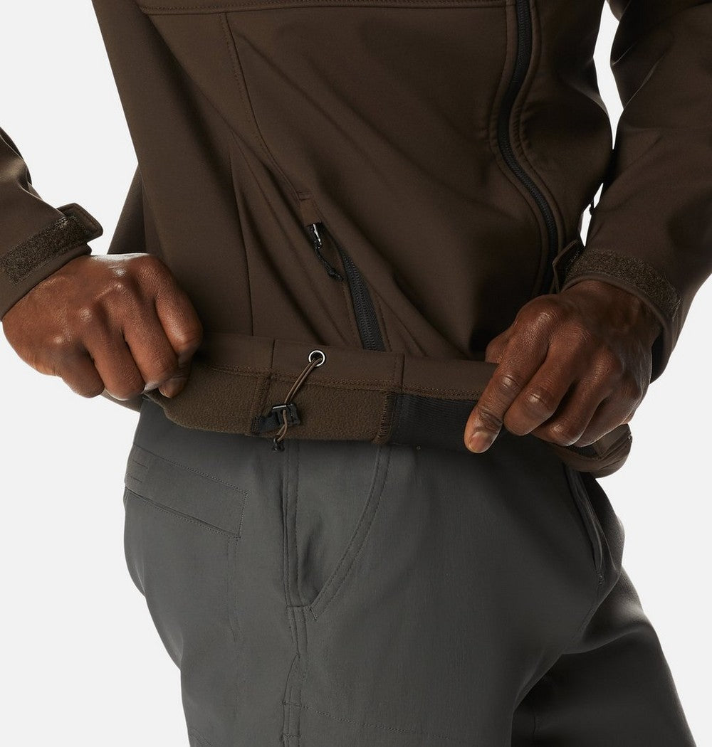 Men's Big Softshell Jacket - Grey