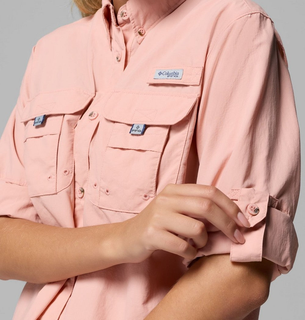 Women's Long Sleeve Fishing Shirt - Pink
