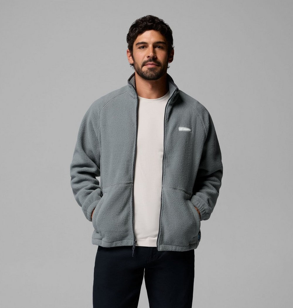 Men's Full-Zip Fleece Jacket - Sage