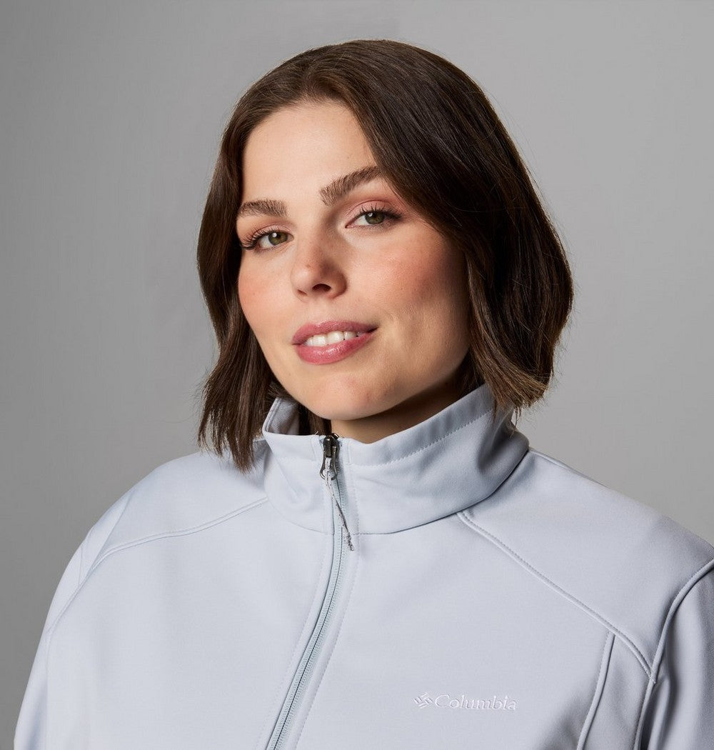 Women's Plus Size Softshell Jacket - Blue