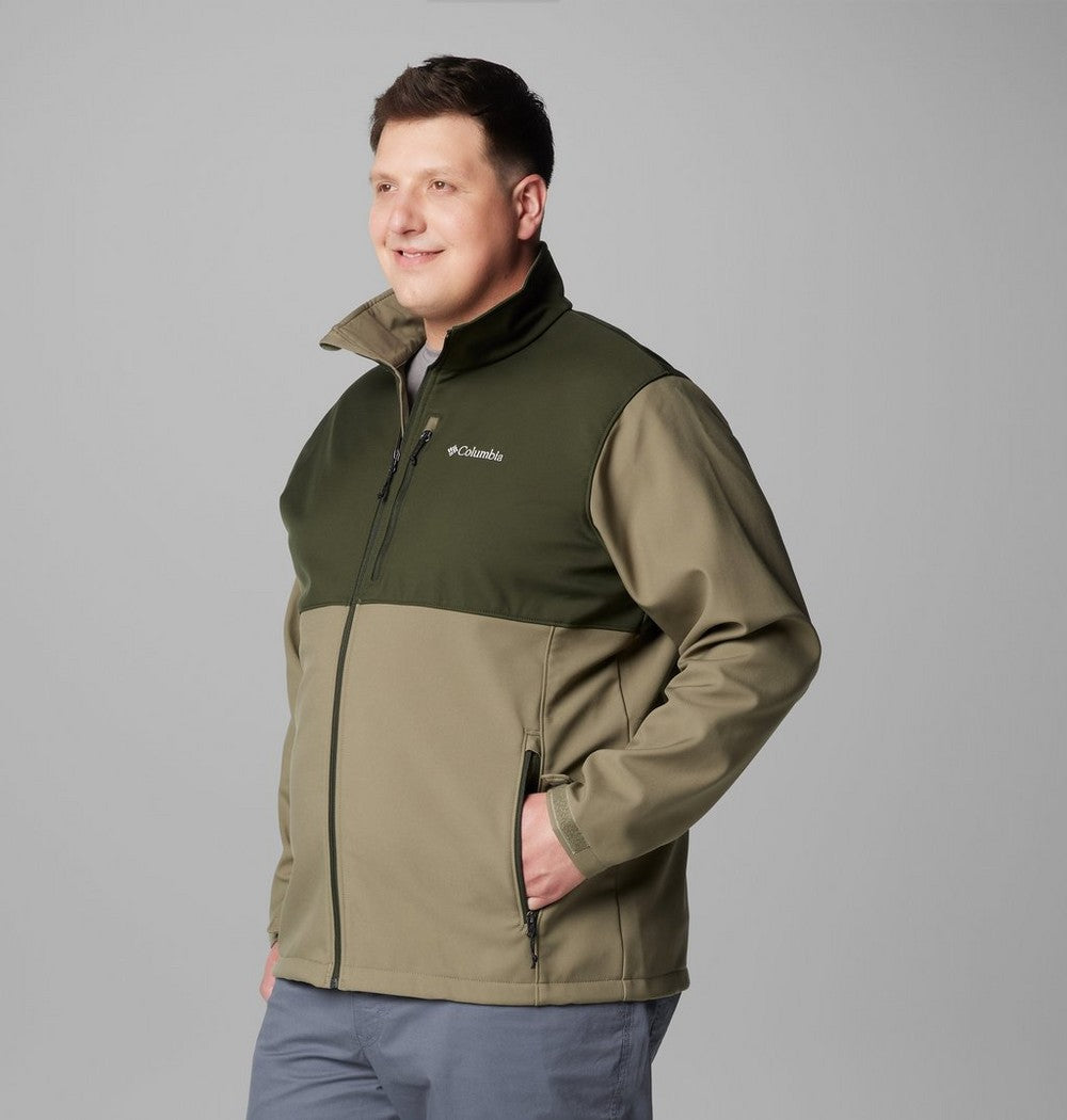 Men's Big Softshell Jacket - Grey