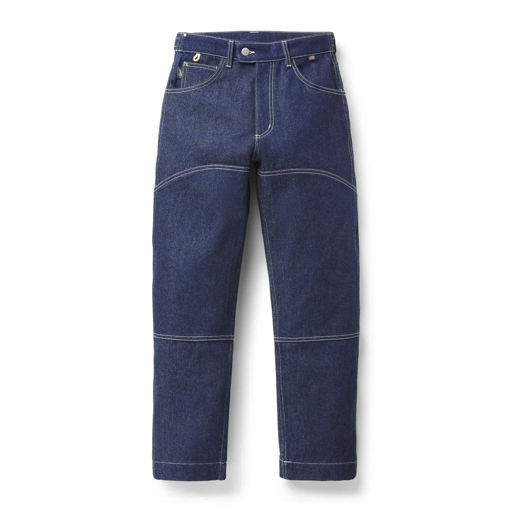 Women's Double-Knee Denim Work Pants - Indigo