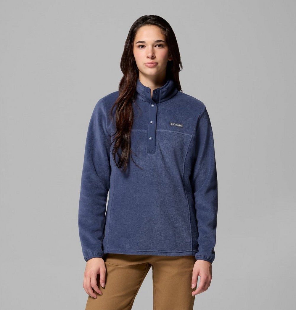 Women's Half-Snap Fleece Pullover - Navy