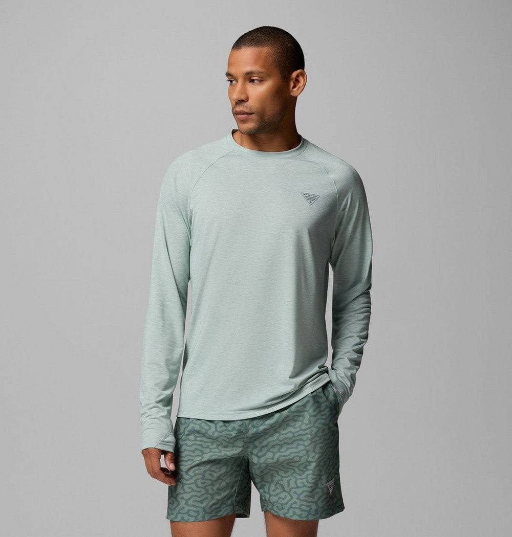 Men's Long-Sleeve Fishing Shirt - Blue