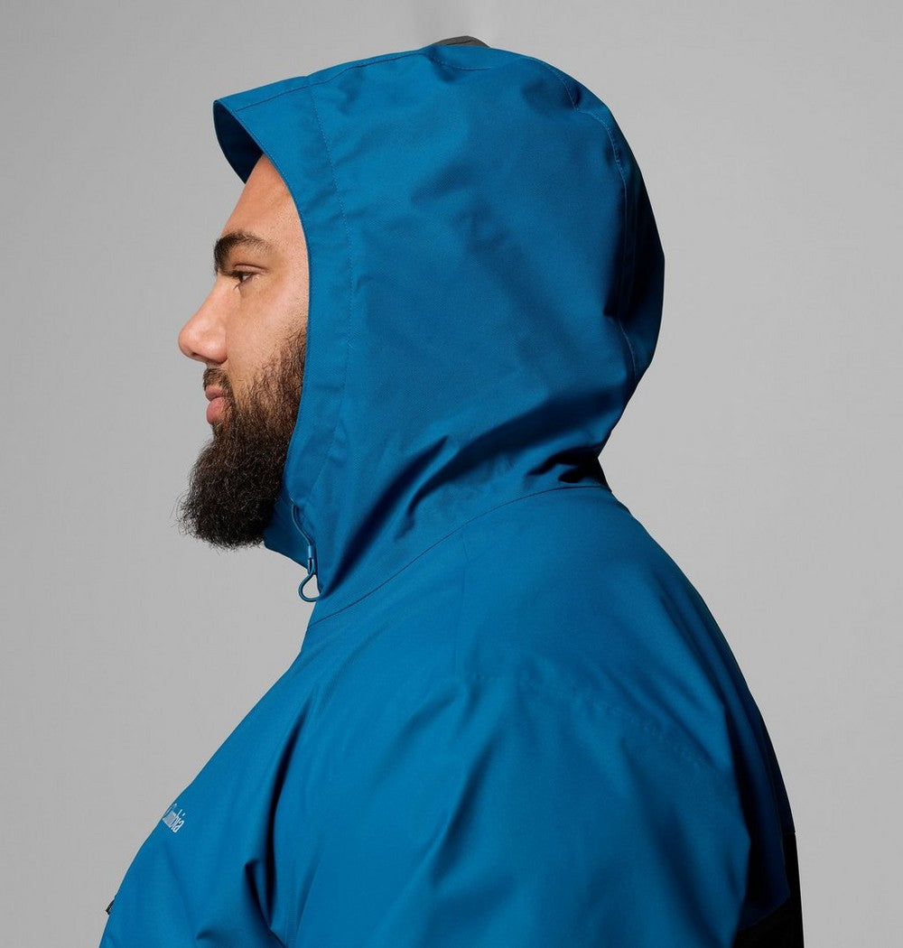 Men's Big Waterproof Rain Jacket - Red