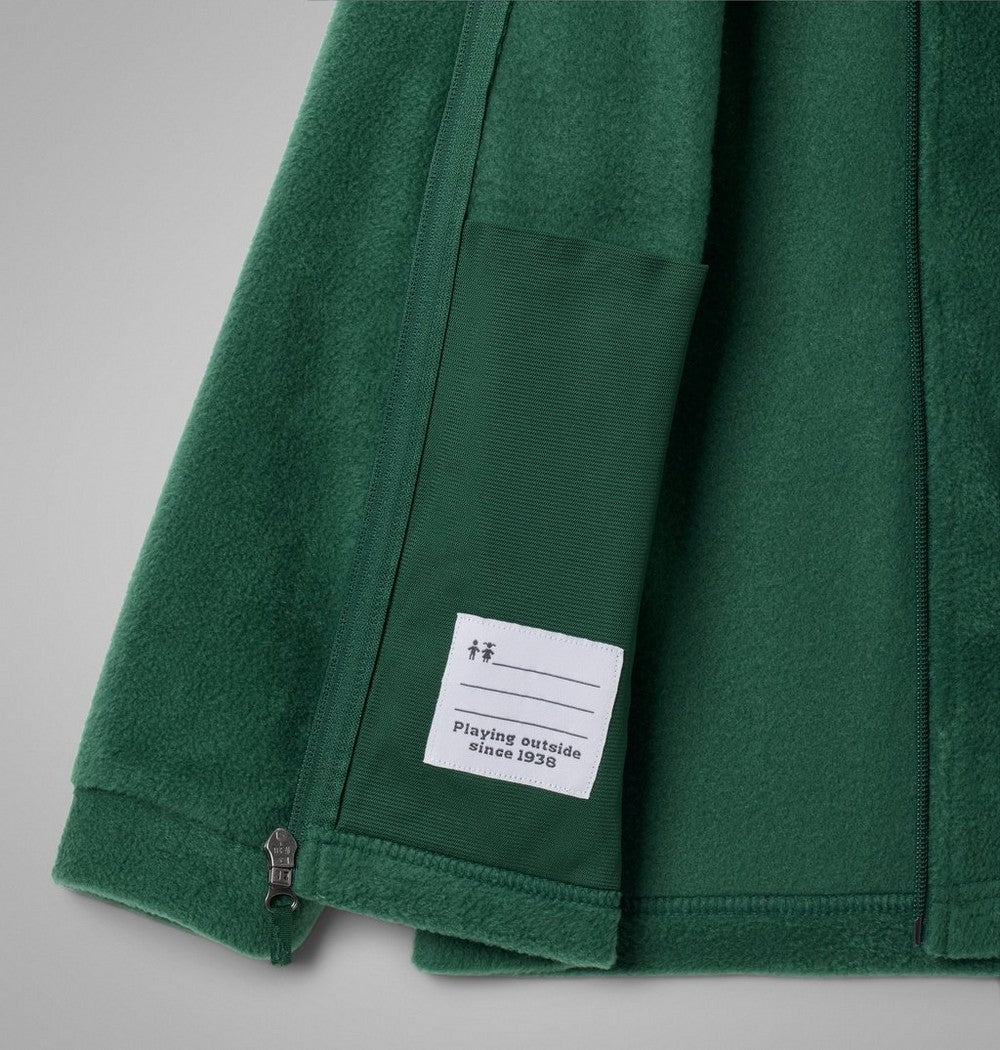 Boys' Hooded Fleece Jacket - Green
