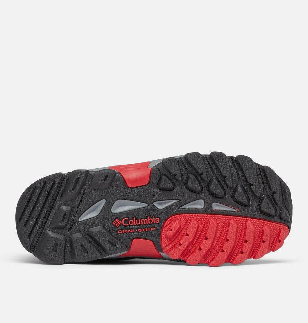 Big Kids' Suede Trail Hiking Boot - Black Red