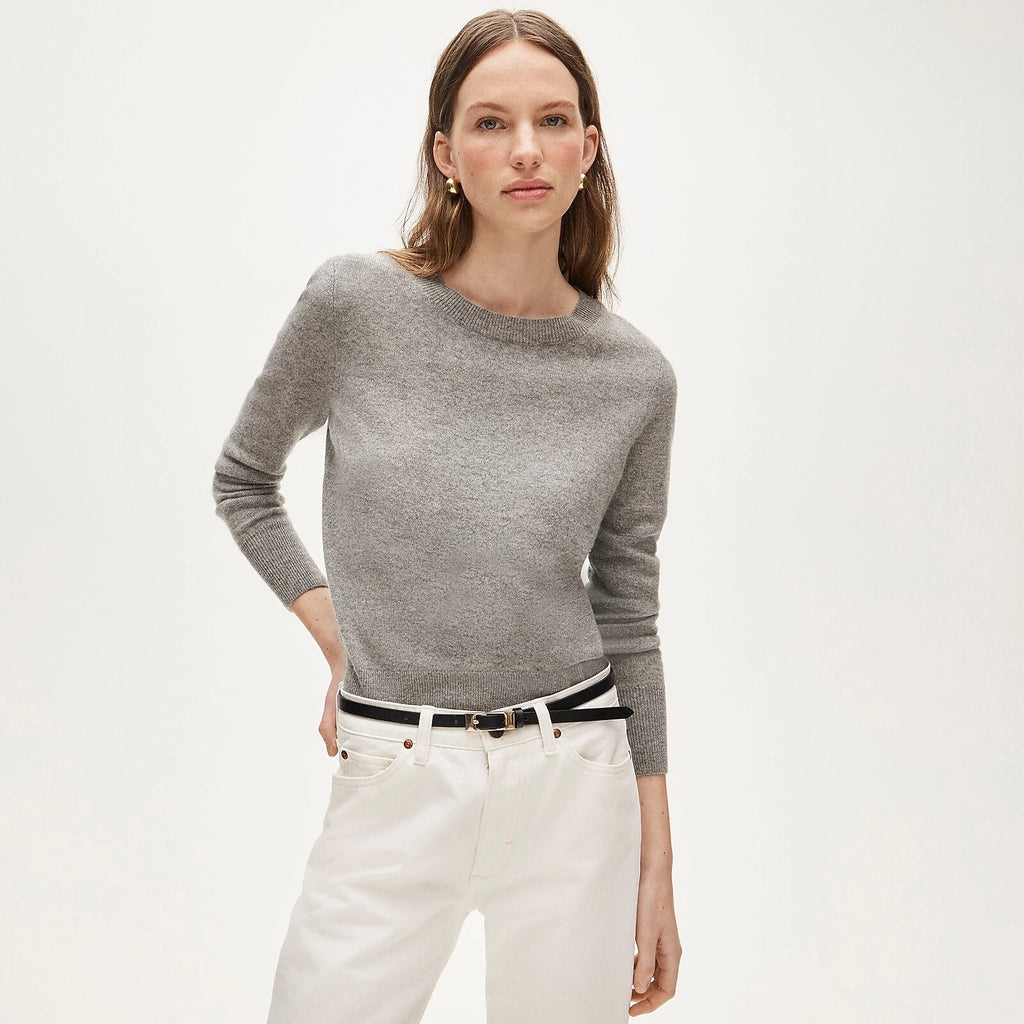 Cashmere Classic-Fit Crewneck Sweater - Black
