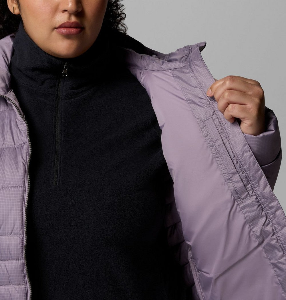 Women's Plus Size Insulated Hooded Jacket - Blue