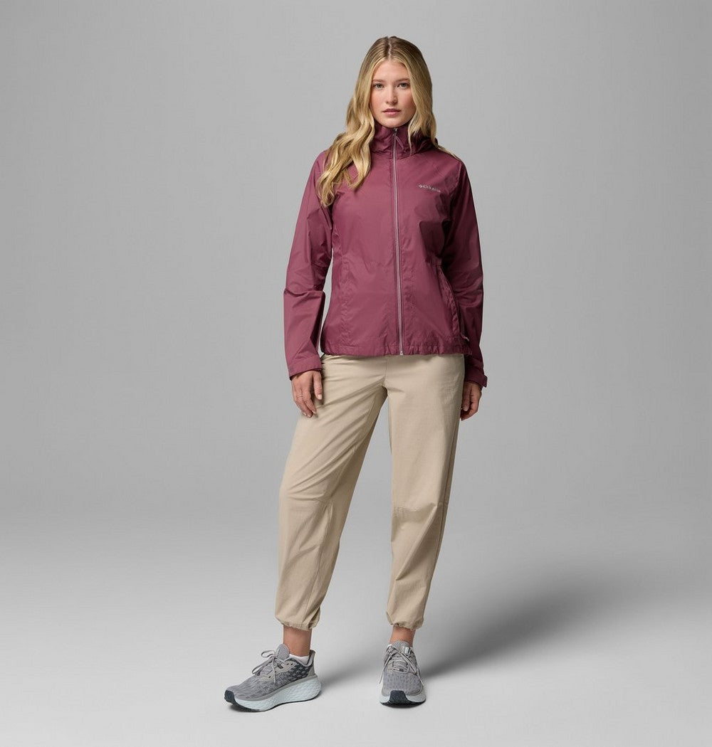 Women's Packable Water-Repellent Jacket - Blue