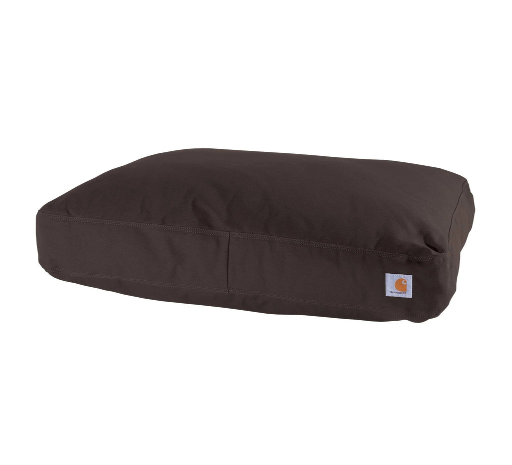 Medium Cotton Canvas Dog Bed - Brown