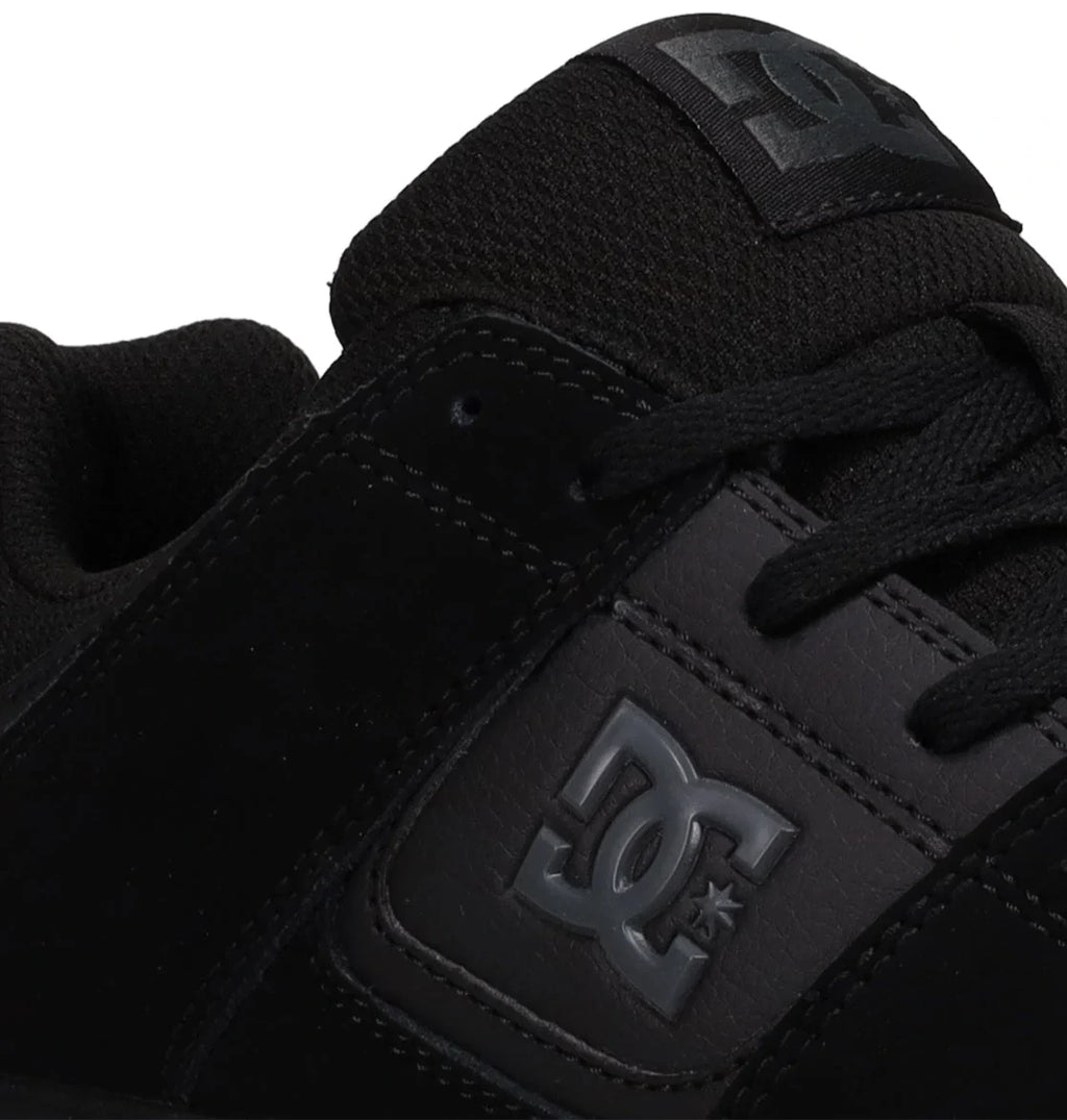 Men's Leather Cupsole Sneakers - Black