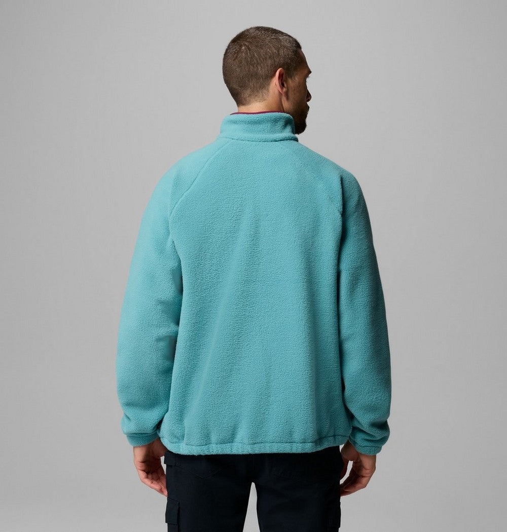 Men's Fleece Half-Zip Pullover - Dark Grey