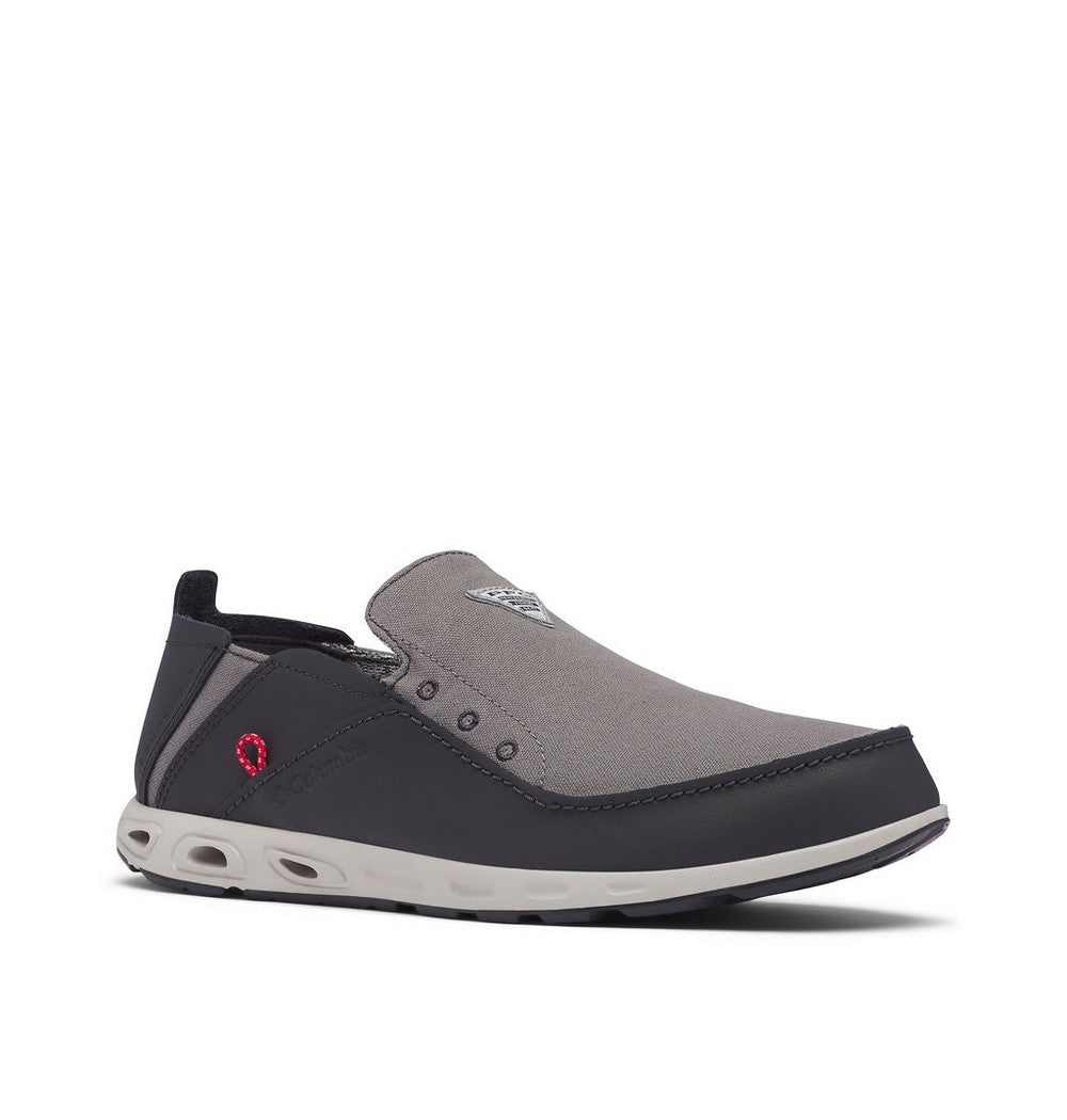 Men's Vented Slip-On Boat Shoe - Gray