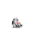 Elephant and Heart Charm Set