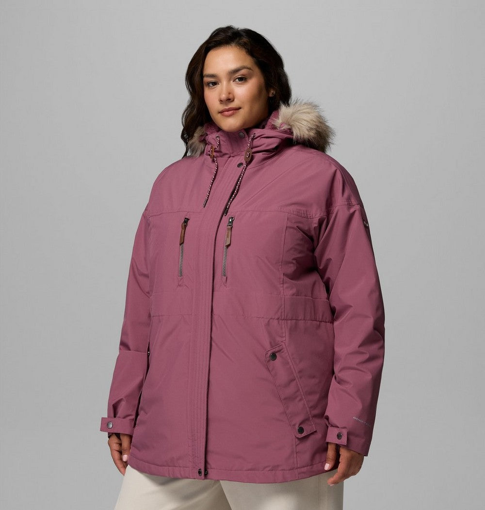 Women's Plus 3-In-1 Hooded Winter Jacket - Green