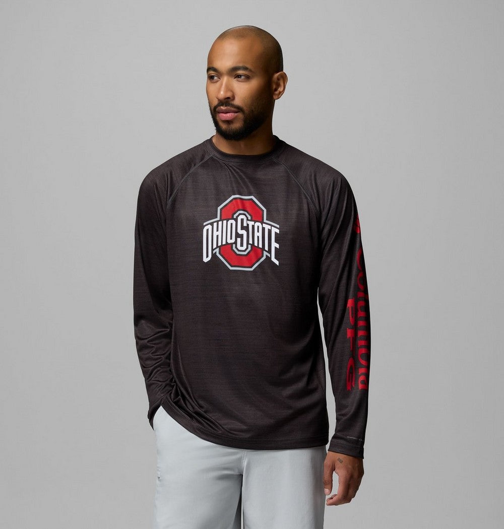 Men's Heathered UPF 50 Team Shirt - Gray