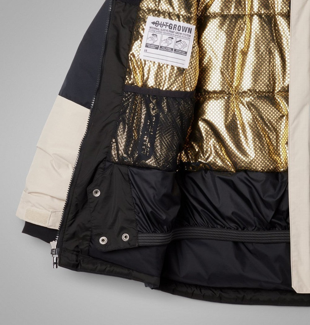 Boys' Waterproof Insulated Ski Jacket - Black
