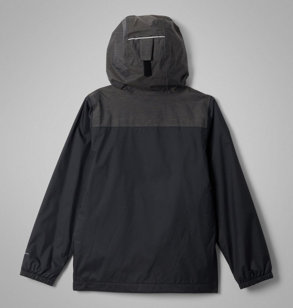 Boys' Fleece-Lined Rain Jacket - Red