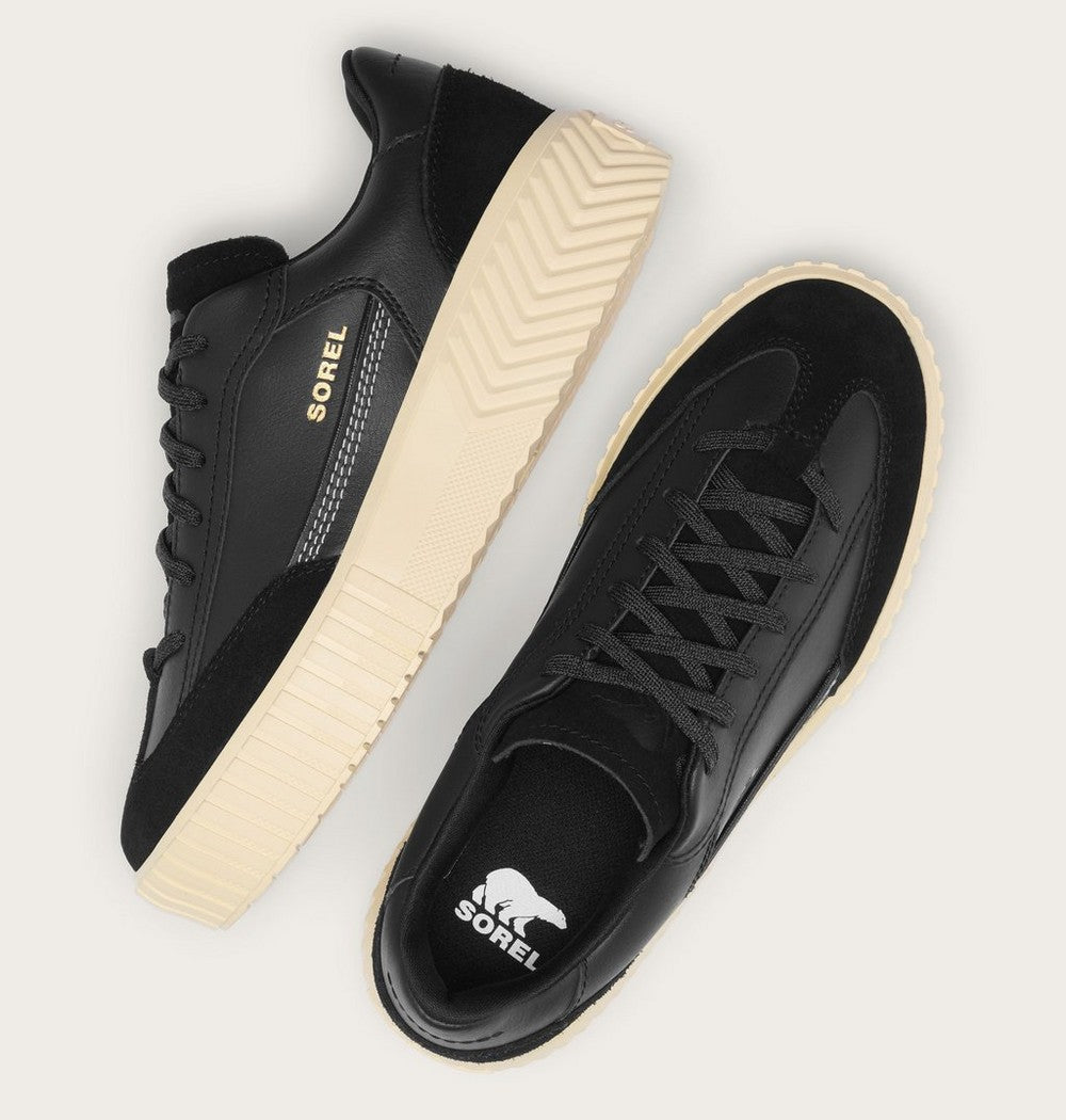 Women's T-Toe Leather Sneaker - Green