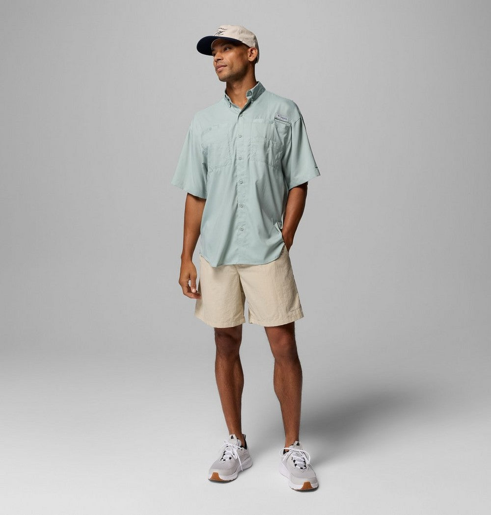 Men's Short-Sleeve Fishing Shirt - Blue