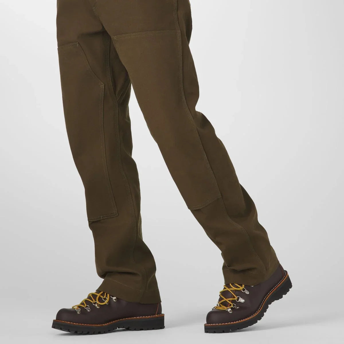 Double Knee Cotton Duck Work Pants - Olive