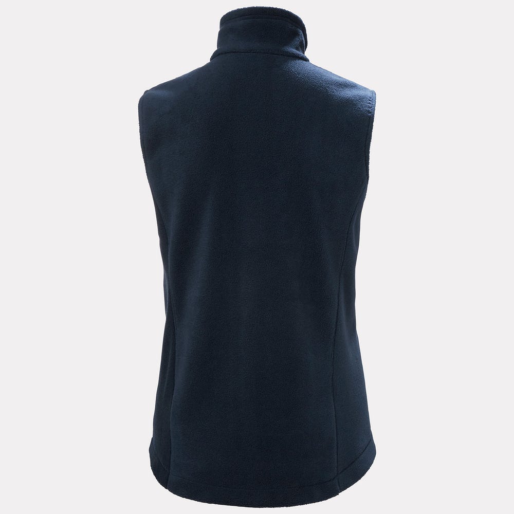 Women's Fleece Work Vest - Black