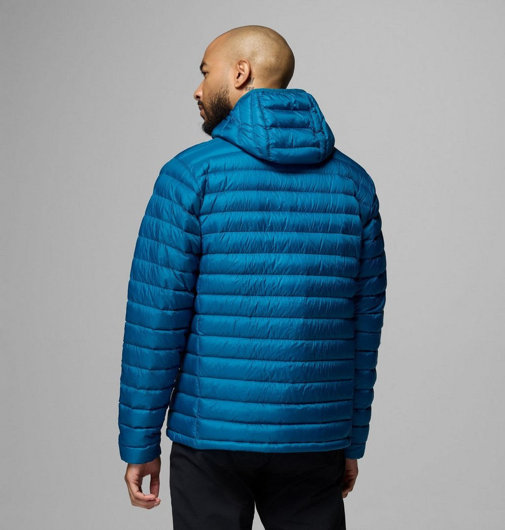 Men's Packable Down Hooded Jacket - Blue