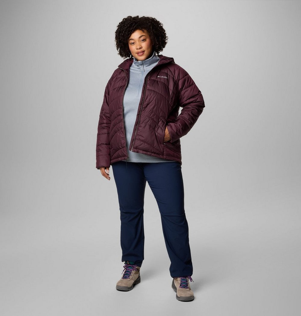 Women's Plus Size Insulated Hooded Jacket - Blue