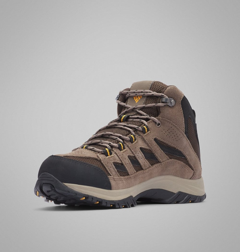 Men's Waterproof Mid Hiking Boots - Brown