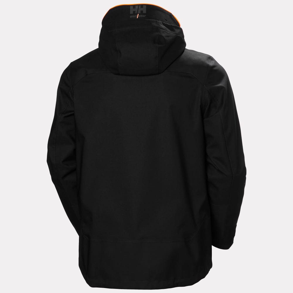 Waterproof Stretch Shell Work Jacket - Black