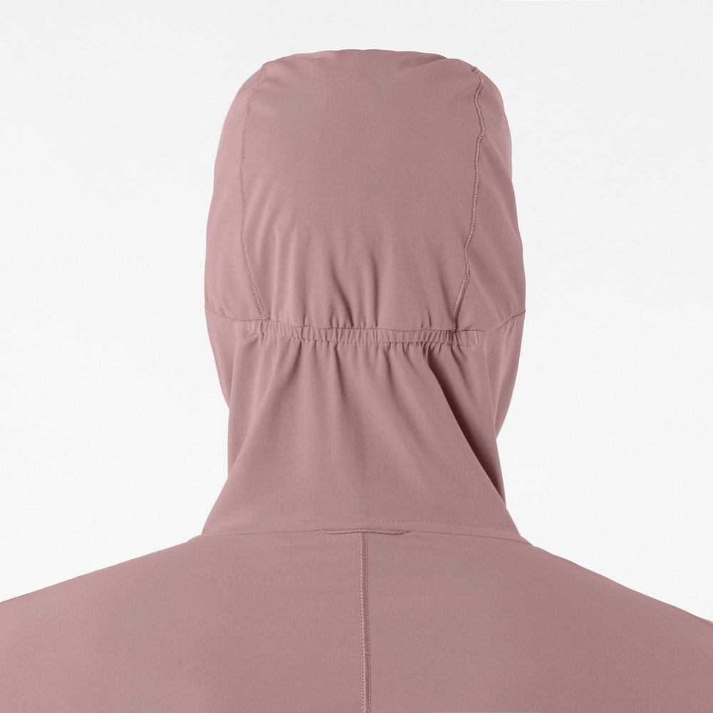 Men's Half-Zip Running Hoodie - Tan