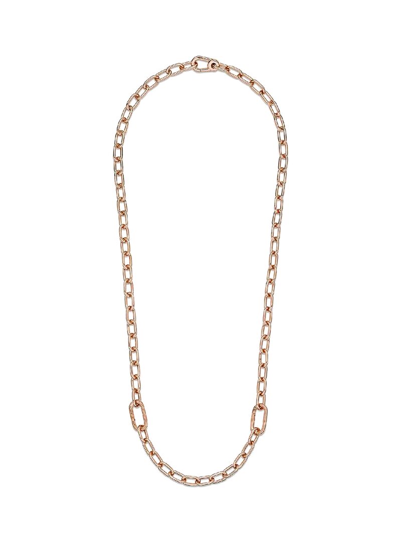 Rose Gold-Plated Small Link Chain Necklace