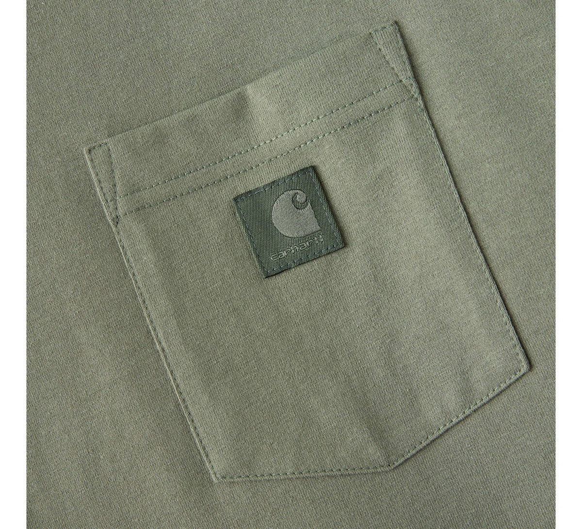 Women's Loose Long Sleeve Pocket T-Shirt - Olive