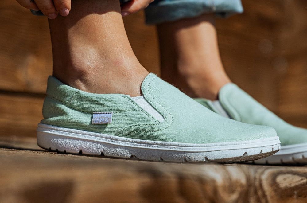 Women's Suede Slip-On Shoe - Driftwood