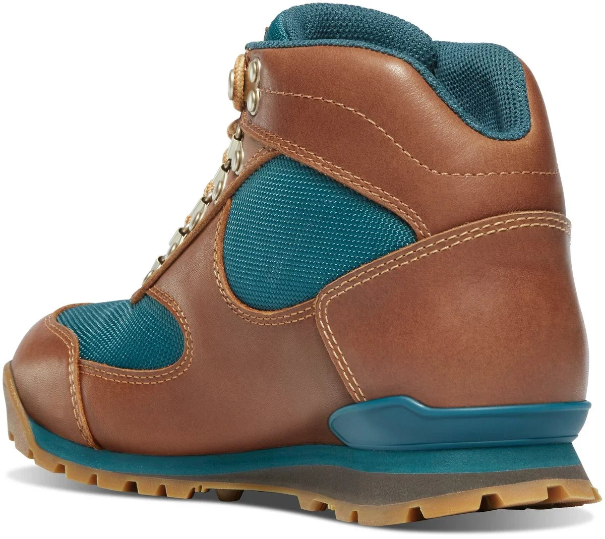 Women's Waterproof Leather Trail Boot - Brown Teal
