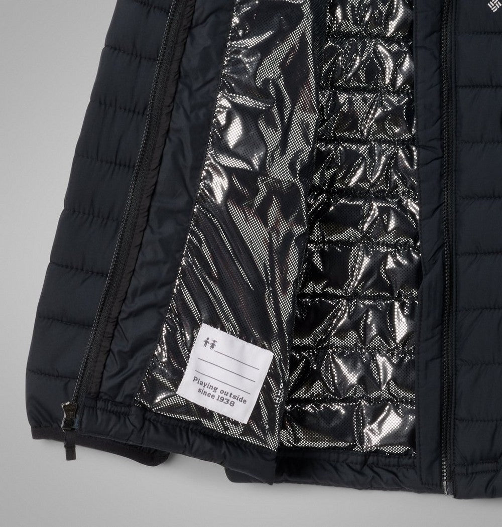 Girls' Hooded Insulated Puffer Jacket - White Paisley