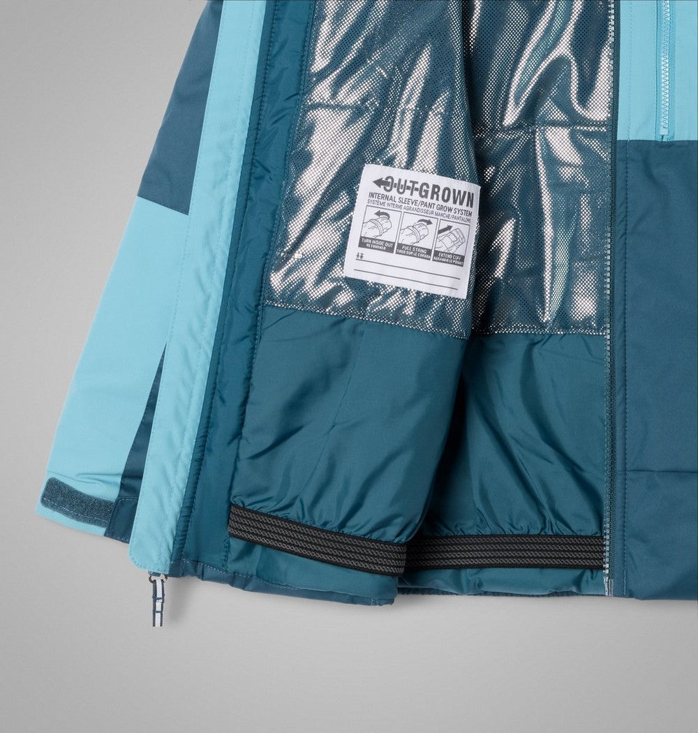 Boys' Waterproof Insulated Ski Jacket - Grey