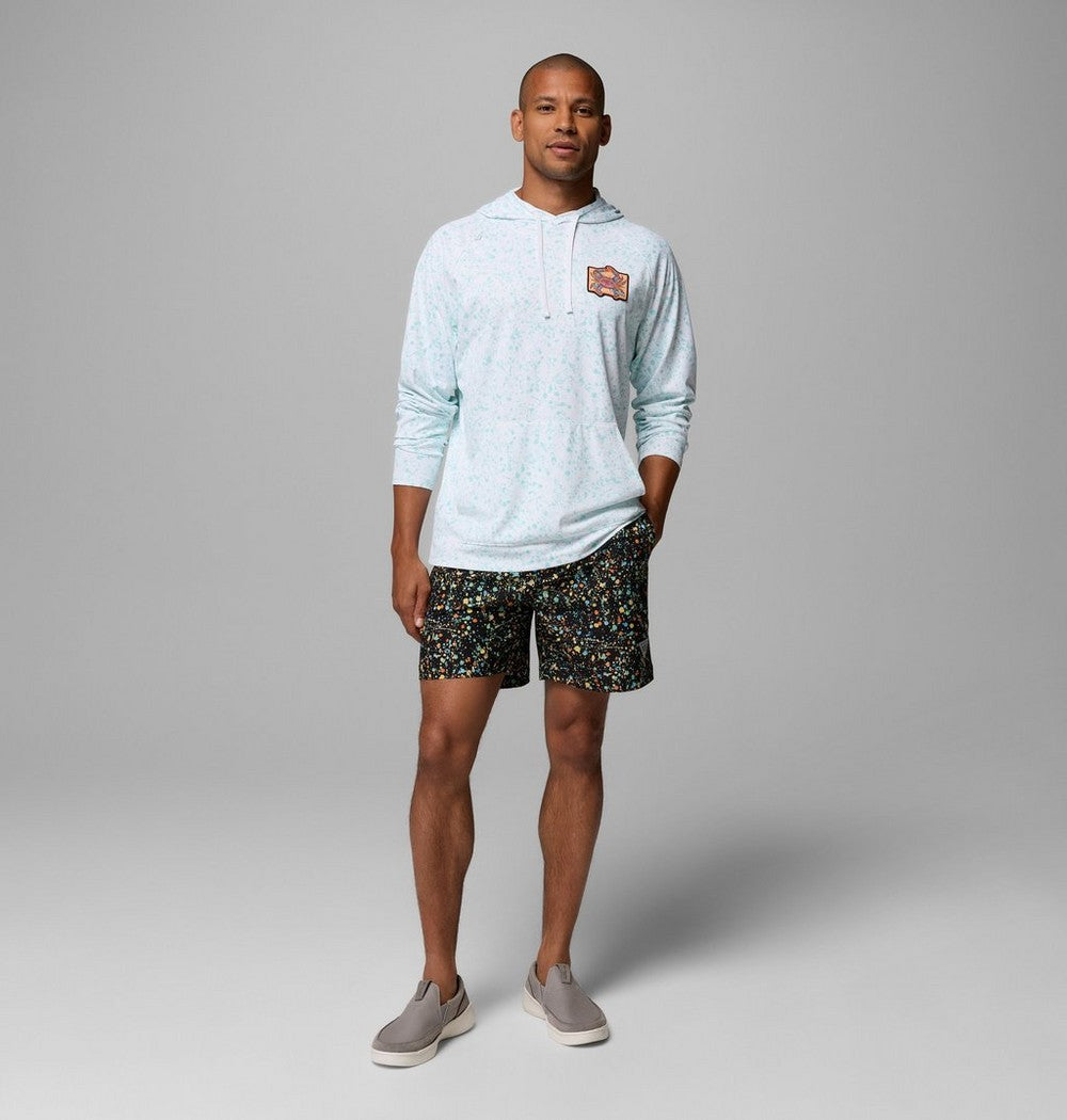 Men's Lightweight Sun Hoodie - White Splatter