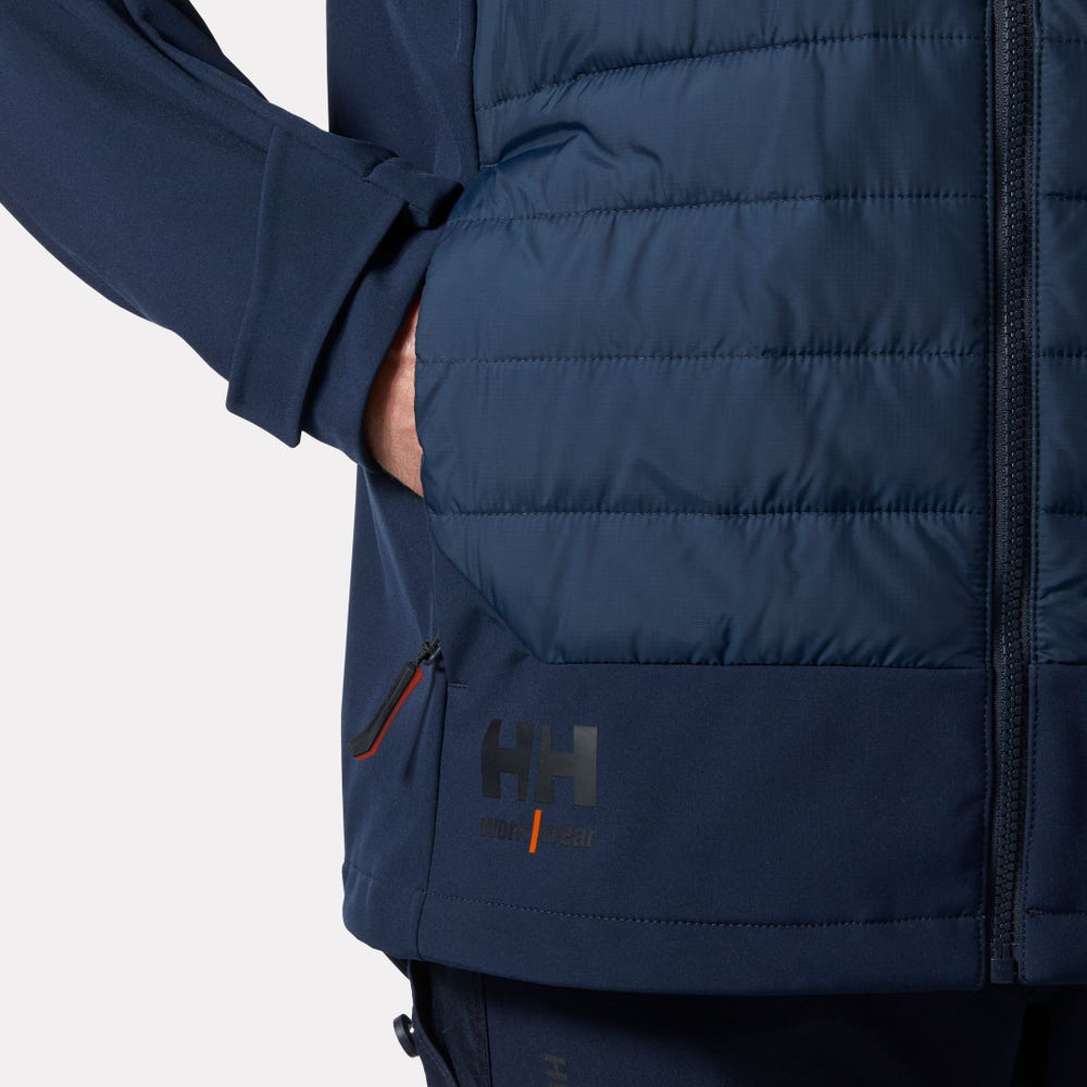 Insulated Softshell Work Jacket - Navy