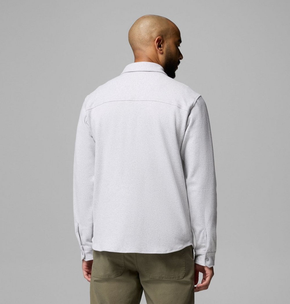 Men's Long-Sleeve Knit Snap Shirt - Black