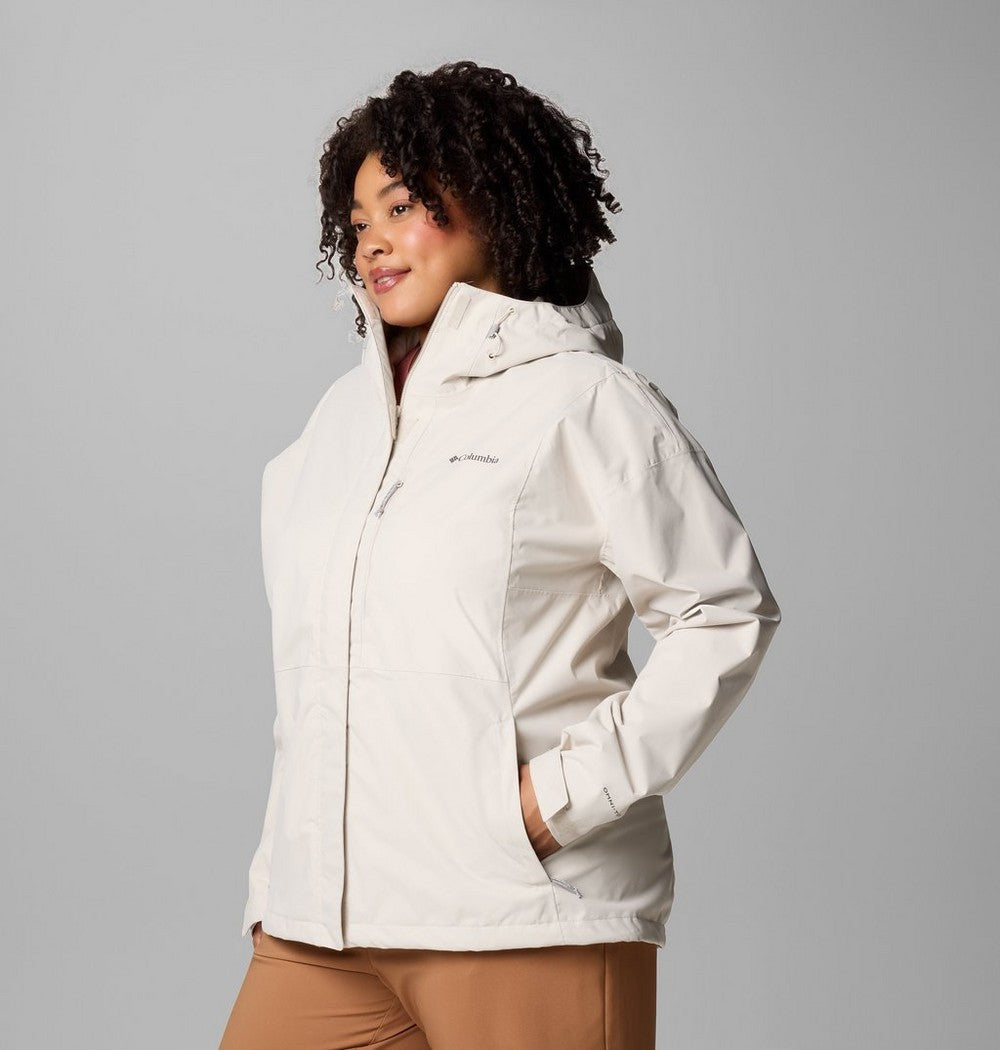 Women's Plus Size Waterproof Rain Jacket - Navy