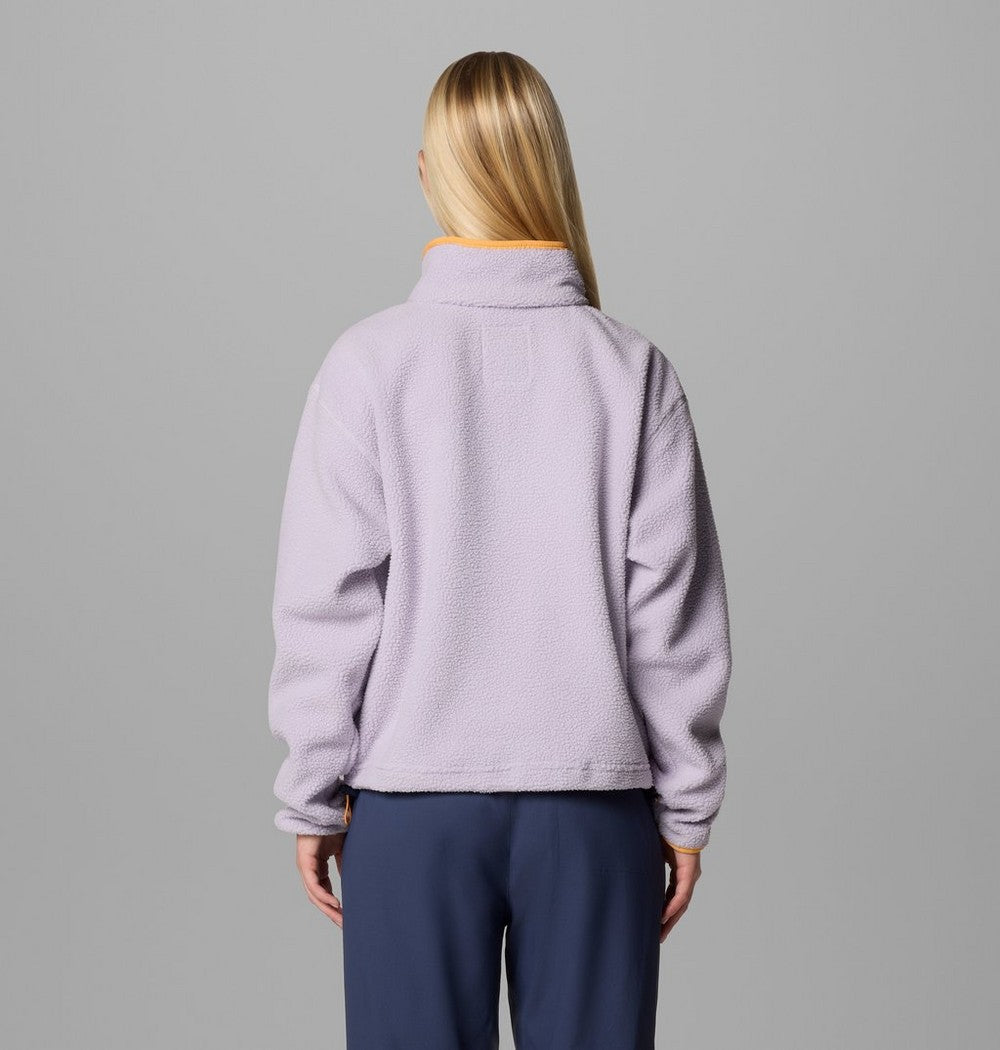 Women's Cropped Half-Snap Fleece Pullover